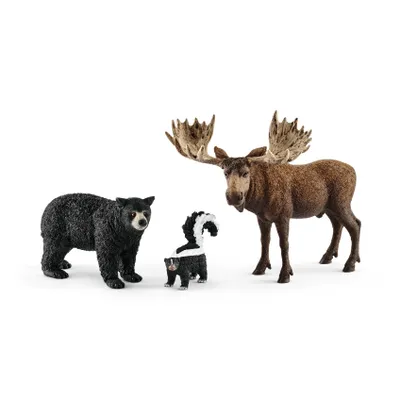 Produktbild von Schleich - Tierfiguren, Waldbewohner Nordamerikas; 41456