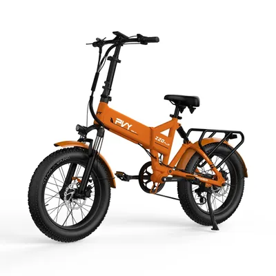 Produktbild von PVY Z20 Plus 1000 Elektrisches Fahrrad - 250W Motor 48V16.5AH Batterie 120KM Reichweite Hydraulische Scheibenbremse - Orange