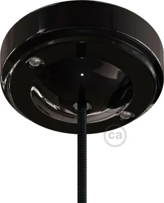 Immagine prodotto di Creative-Cables Kit rosone Minimal in Porcellana - Nero
