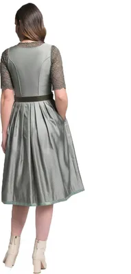 Produktbild von Spieth & Wensky Dirndl Deich Lange-Dirndl Kleid 2-teiliges Trachtenkleid, Farbe:Grün, Größe:46/3XL