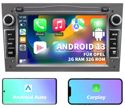 Produktbild von Autoradio für Astra, Corsa und Zafira mit Android 13, GPS und Bluetooth