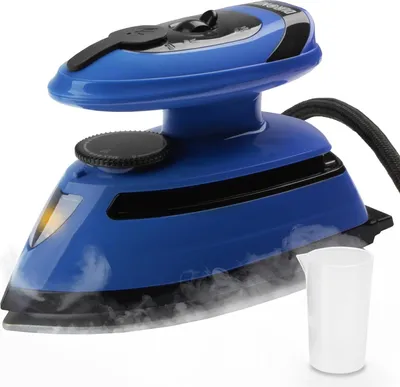 Produktbild von Duronic SI4 BB Mini Reisebügeleisen, 420W Mini Bügeleisen, Dampfbügeleisen 30ml Wassertank, kleines Reisebügeleisen dampf, Handbügeleisen Keramikfläche, für Kleidung nähen, 2 Betriebsspannungen