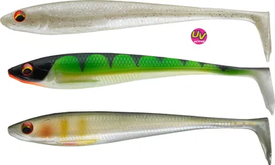 Image de DAIWA PROREX DUCKFIN SHAD SET, Assortiment de poissons caoutchouc, 6cm, UV & Nature Mix, 15142-602