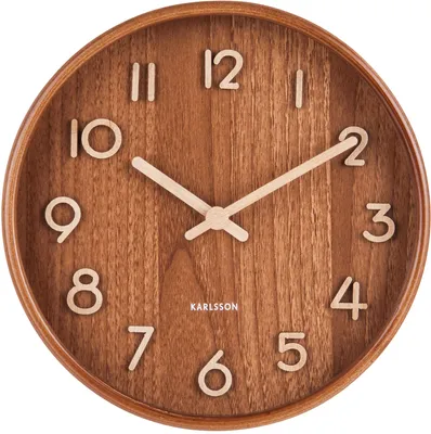 Produktbild von Karlsson Wanduhr Pure Dunkel (S)