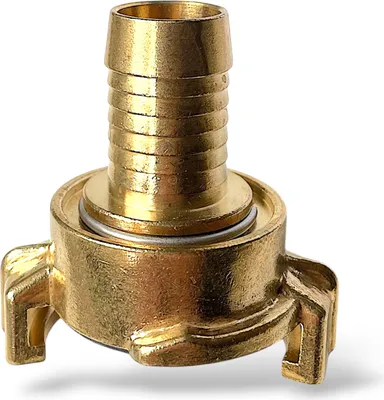 Produktbild von Schnellkupplung Schlauchstück, Messing, Tülle drehbar 19 mm (3/4 Zoll Schlauch)