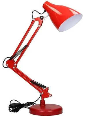 Zdjęcie produktu dla Lampa biurkowa E27 60W czarna elastyczna pracy