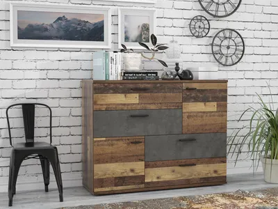 Produktbild von Kommode Beistellschrank Anrichte Standschrank Holzschrank Schrank "Salford II"
