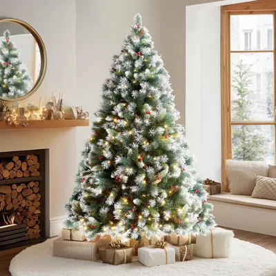 Image de Sapin de Noël lumineux - Sapin artificiel - 152 cm - 200 LED - Minuterie