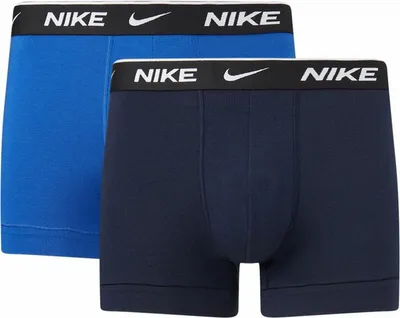 Productafbeelding van Nike Eday Trunk Boxershorts, 2 stuks, blauw, heren, maat XS, blauw