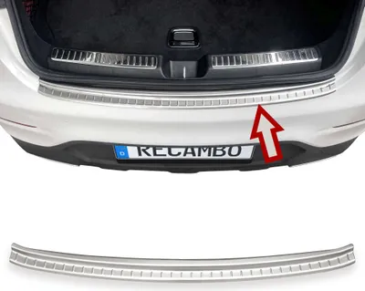 Zdjęcie produktu dla Matowa osłona zderzaka ze stali nierdzewnej odpowiednia dla Mercedes GLC Coupe C253 | BJ od 2016&gt
