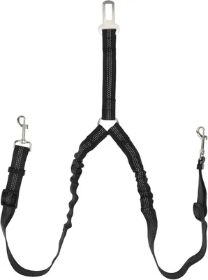 Imagen del producto de Arnés de seguridad para perros, de doble nylon, color , para viajes en coche