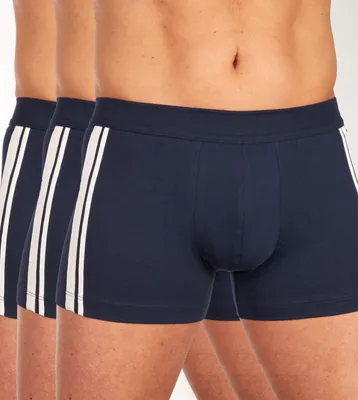 Image de Schiesser boxer lot de 3 95/5 organic Coton boxer briefs stripe dark blue hommes