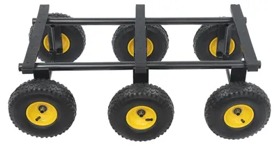 Obrázok produktu pre Univerzálny transportér, robustná konštrukcia, nosnosť 544,31 kg, čierna farba