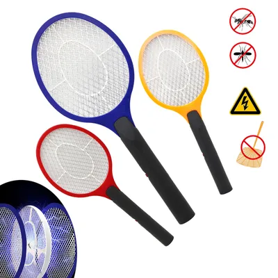 Produktbild von EINFEBEN 3X Elektrische Fliegenklatsche Fliegenklatschen Insektenvernichter, Moskito Zapper Doppelte Schichten Mesh Schutz, Fliegenfaenger Frei von Giftstoffen und Geruechen, Ideal fuer Drinnen und Draussen