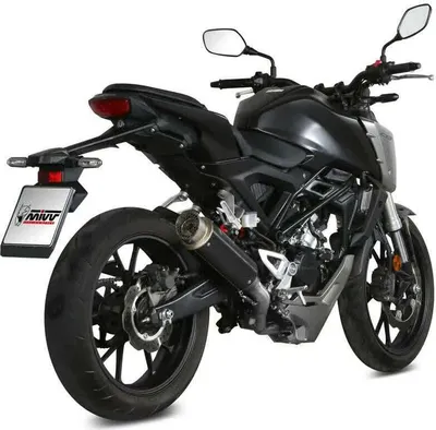 Image de Échappement MIVV GP Pro tout noir pour HONDA CB 125 R 2018-2020