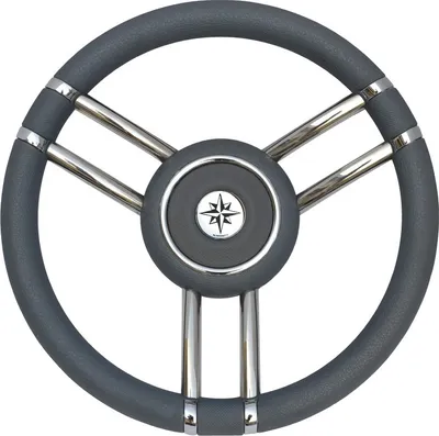 Obrázek produktu pro Volant Apollo VA-ocel+polyuretan Ø350mm šedý , 1 kus