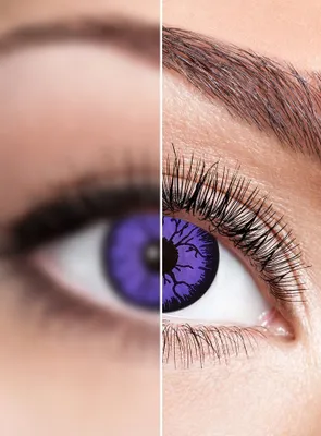 Produktbild von Witch Hexe - Halloween Kontaktlinsen mit Dioptrien Dioptrien: -1,5