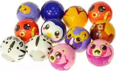 Obrázek produktu pro Měkký pěnový míček 6,3 cm (12 ks)
