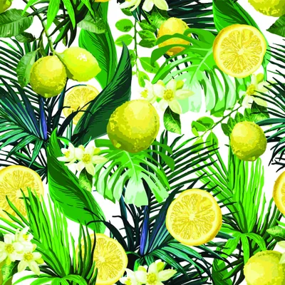 Immagine prodotto di OUTDOOR DECOSTOFFS OXFORD - Motivo limoni su foglie verdi I DR165