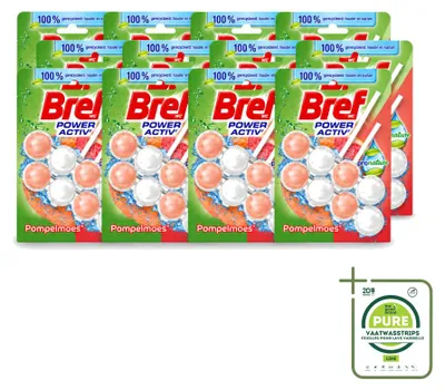 Produktbild von 12 x Bref Pronature Toiletblock Grapefruit 2 x 50 g - Großpackung - 12 Stücke