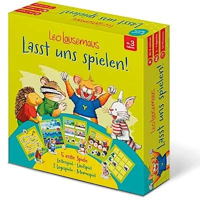Produktbild von Leo Lausemaus: Lasst uns spielen! - Spielesammlung