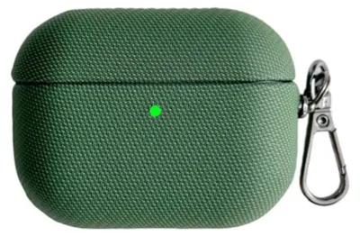 Produktbild von Schutz Hülle Case AirPods Pro 3 Kunstleder Hülle mit Karabiner Kunstleder 360°