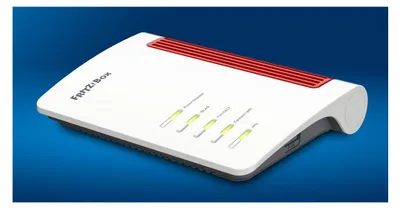 Produktbild von AVM FRITZ!Box 4050 (Wi-Fi 6 Mesh Router, bis zu 2.400 MBit/s (5 GHz) & 600 MBit/s (2,4 GHz), 3 x Gigabit-LAN, DECT-Basis, USB 2.0