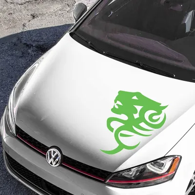 Produktbild von Aufkleber - Autoaufkleber "TigerTribal" 40cm x 28cm lindgrün - Tuning Carystyling Heckscheibe Auto