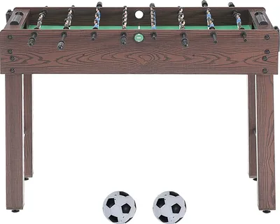 Obrázok produktu pre SucceBuy 48-palcový stôl na stolný futbal plnej veľkosti, stôl na vnútorný futbal pre domácnosť, rodinu a herňu, stolný futbal plnej veľkosti s 2 loptičkami a 2 držiakmi na poháre