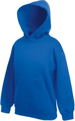 Produktbild von Fruit of the Loom - Kids Classic Hooded Sweat - Royal Blue - 116