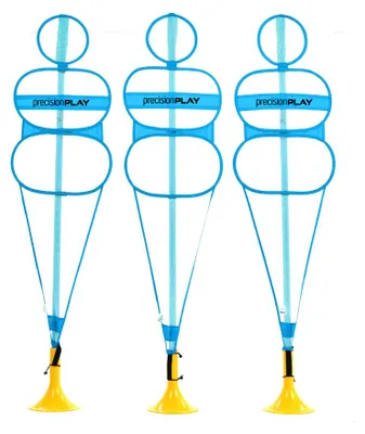 Obrázok produktu pre PrecisionPLAY sada 3 futbalových tréningových figurín - Pop Up Mannequins 170 cm