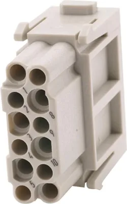 Immagine prodotto di Inserto a crimpare per contatti - Presa per connettore 12p 09 14 012 3101