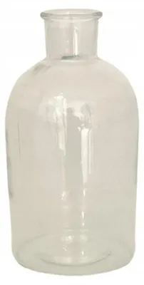 Produktbild von Transparente Glasvase Flaschenform 19 cm Höhe