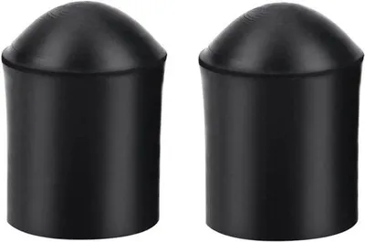 Produktbild von Schwarzer Kontrabass-Endpin-Stopper mit Gummispitze, rutschfest, langlebig