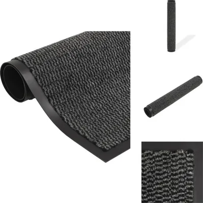 Obrázok produktu pre vidaXL Rohožka na zachytávanie nečistôt obdĺžniková všívaná 60x90 cm antracitová - Rohožky