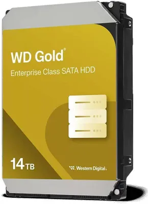 Productafbeelding van Western Digital Gold WD142KRYZ, 14 TB, 7200 RPM, 512 MB, 3.5", Serial ATA III