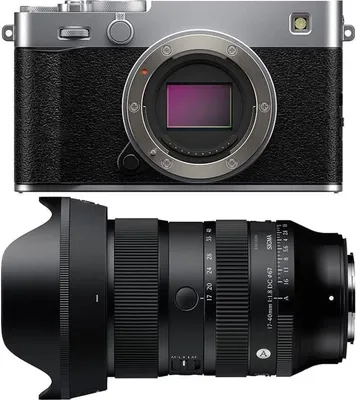 Image de FUJIFILM X-E5 Silver + SIGMA 17-40mm f/1.8