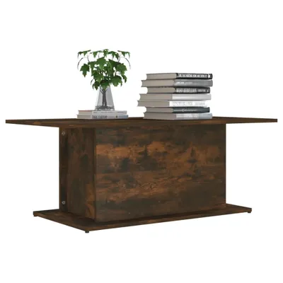 Produktbild von "Winterschlussverkauf "Couchtisch - CLORIS - Wohnzimmertisch - Robust und langlebig - Räuchereiche 102x55,5x40 cm Holzwerkstoff - DEMöbel9617392