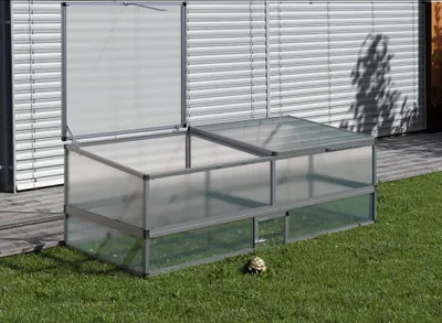 Produktbild von KGT Schildkröten-Unterbau für Frühbeet 210 aluminium blank
