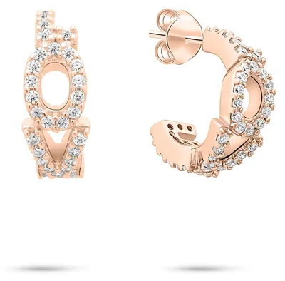 Produktbild von Tamaris Damen Creolen TJ-0709-E-22 aus 925 Silber in IP Roségold