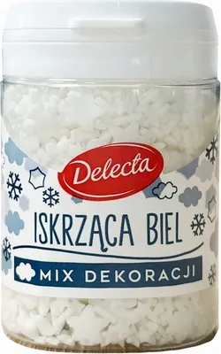 Image de Delecta Decorations Sparkling White 55 G