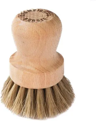 Produktbild von Famanu Holz-Pilzbürste zur Reinigung von Pilzen und Gemüse - Nachhaltige Küchenbürste
