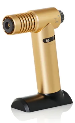 Produktbild von AdHoc Flambierbrenner Brulée, gold, Metall/Kunststoff, L: 10 cm, B: 4,3 cm, H: 14 cm