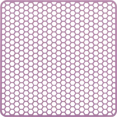 Obrázek produktu pro Silikonová čtvercová podložka pod dřez fialová 34,5*34,5 cm