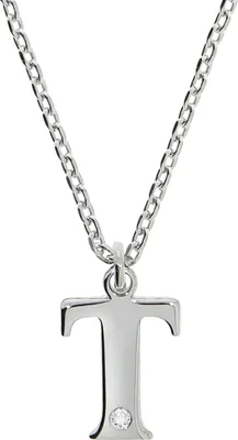 Zdjęcie produktu dla Diamonds by Ellen K. Naszyjnik srebro 925 z 1 diamentem 0,008ct. Litera T
