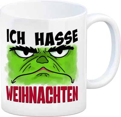 Produktbild von Ich hasse Weihnachten Kaffeebecher