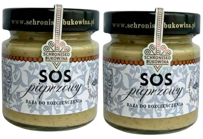 Produktbild von Pfeffersauce 212 ml - Schronisko Bukowina 2x
