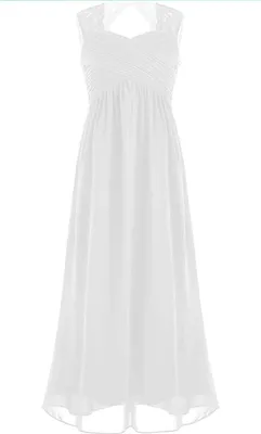 Produktbild von Mädchen Kinder Kleid Gr. 152 Cm Festlich Hochzeit Prinzessin Partykleid Brautjungfern Chiffon Kleider