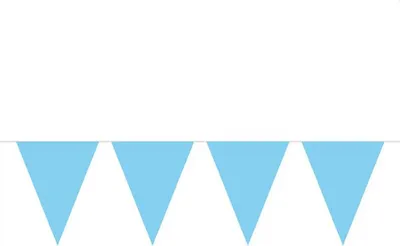 Image de Guirlande de fanions bleu clair