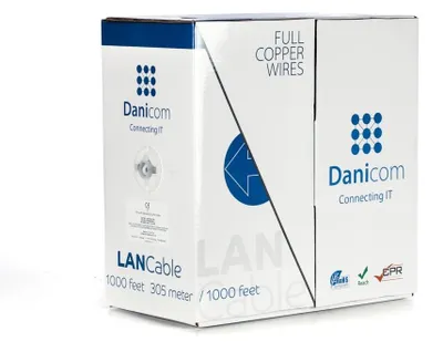 Produktbild von DANICOM CAT6 UTP 305m Starrleiter - LSZH (Dca)
